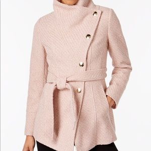 Asymmetrical Belted Walker Coat